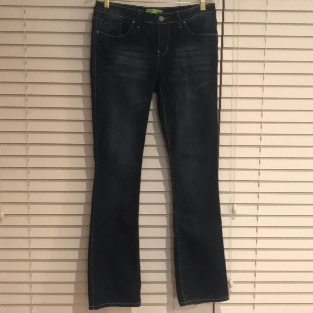Tokyo low rise boot cut blue jeans